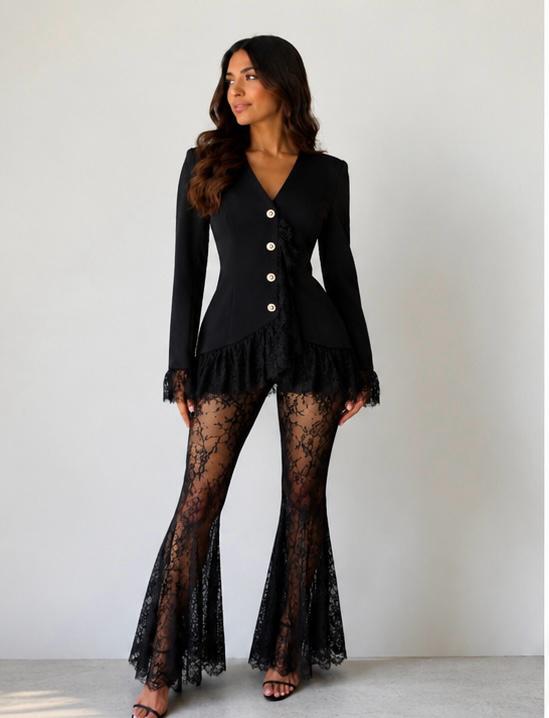 Thia Luxe Lace Set Two-Piece Set