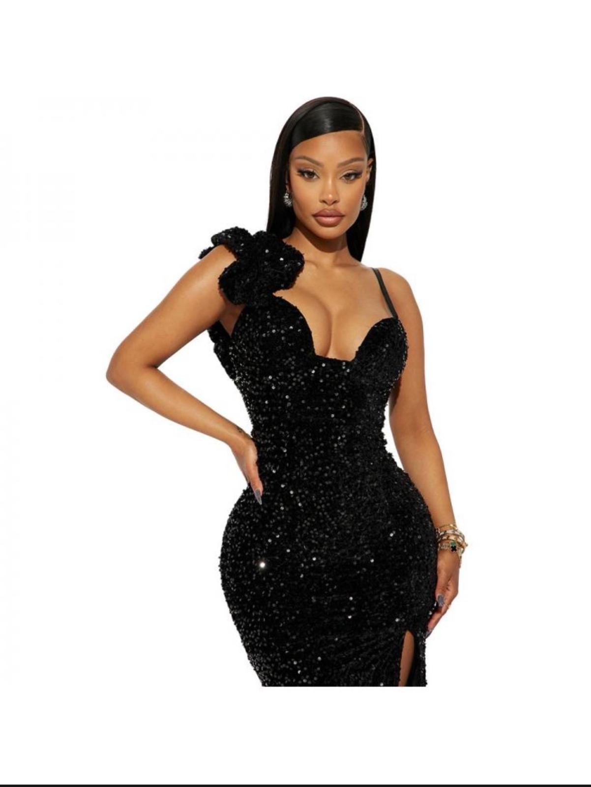 Midnight Glamour Sequin Gown