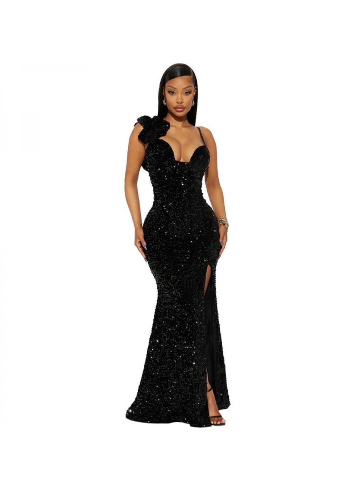 Midnight Glamour Sequin Gown