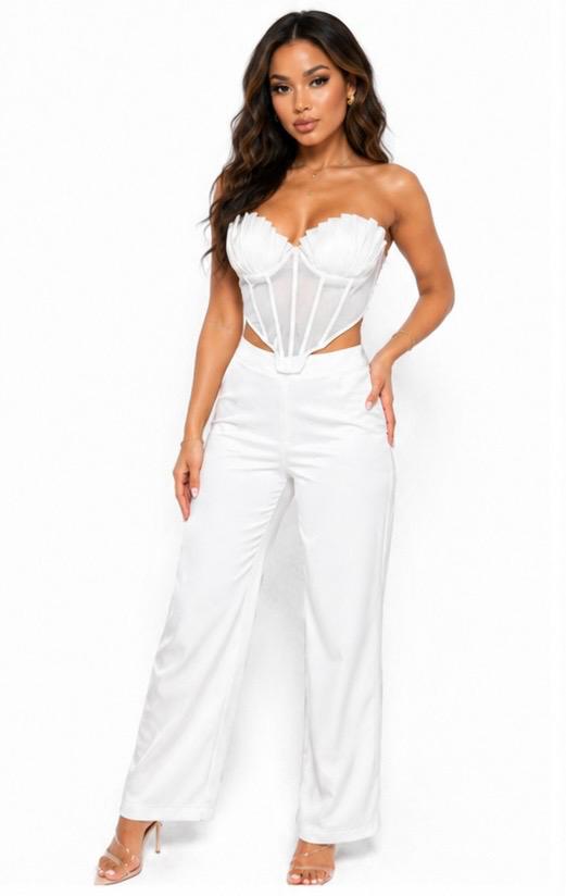 THIA Pure Elegance Corset Pant Set 2-piece
