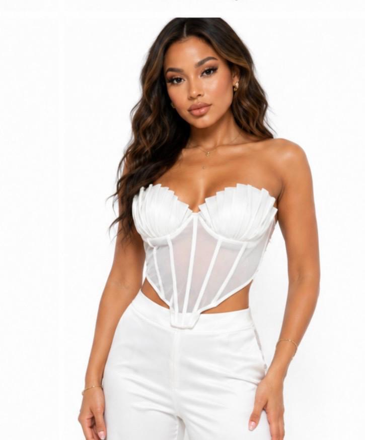 THIA Pure Elegance Corset Pant Set 2-piece
