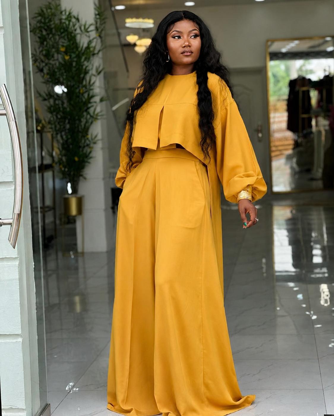 Golden Grace Palasso Set