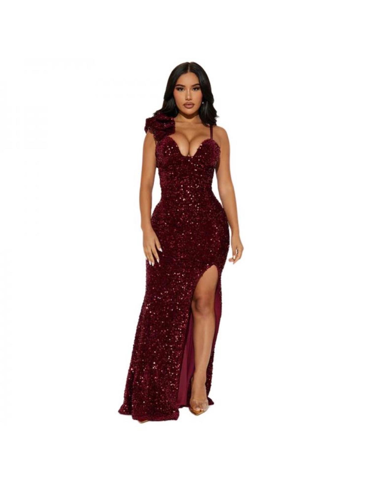 Midnight Glamour Sequin Gown