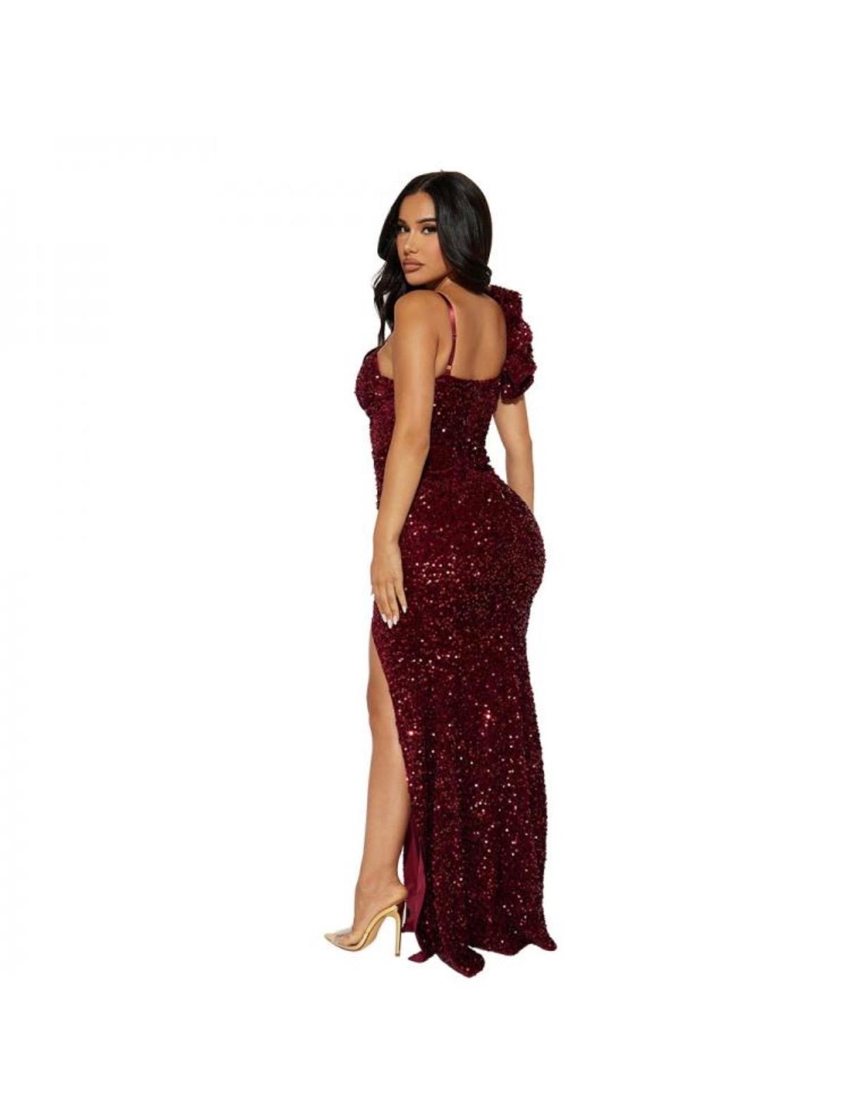 Midnight Glamour Sequin Gown