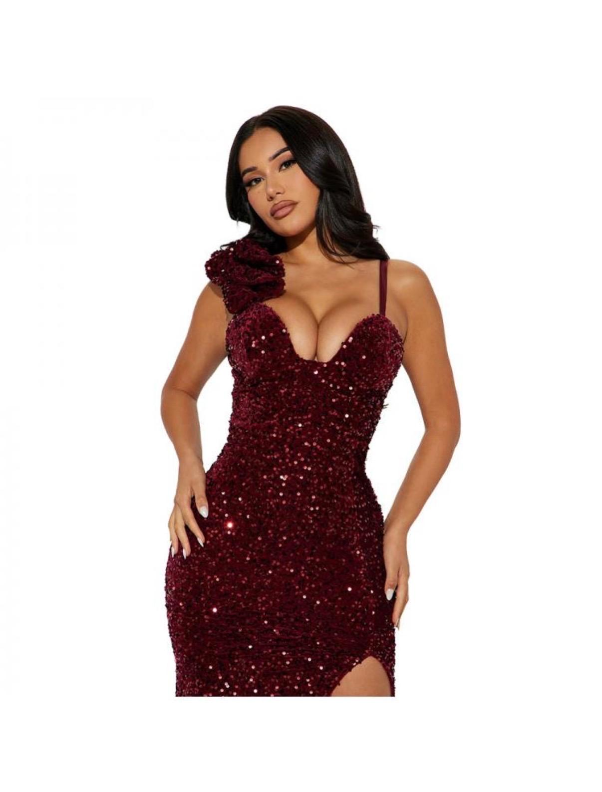 Midnight Glamour Sequin Gown