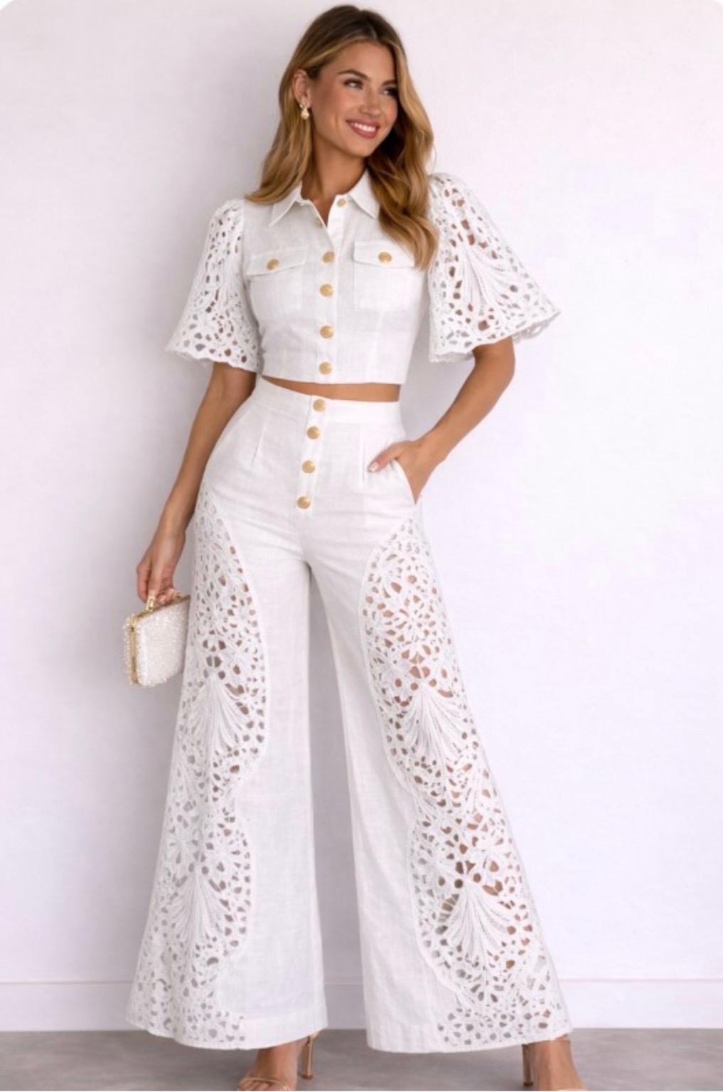Lace Luxe Two-Pieces Set